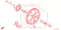 ROUE AVANT pour Honda SUPER CUB 125 de 2021