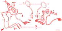 COMMODO   CABLE   RETROVISEUR pour Honda CB 1300 SUPER FOUR SP de 2021