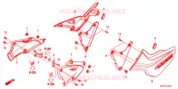 COUVERCLES LATERAUX pour Honda CB 1300 SUPER BOL DOR SP de 2020