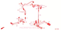 PEDALE pour Honda CBR 400 R de 2021