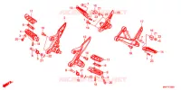 REPOSE PIED pour Honda CBR 400 R de 2021