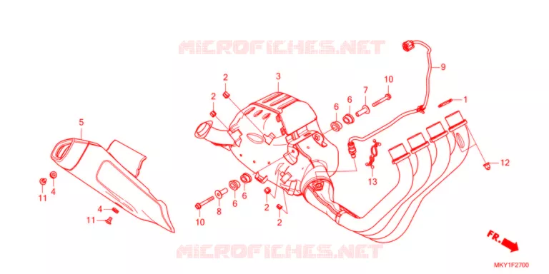 SILENCIEUX D'ECHAPPEMENT Honda MOTO 650 CBR 2021  CBR650RAM
