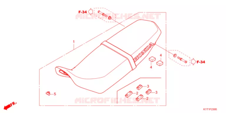 SELLE Honda MOTO 250 CRF 2022  CRF250LRAM