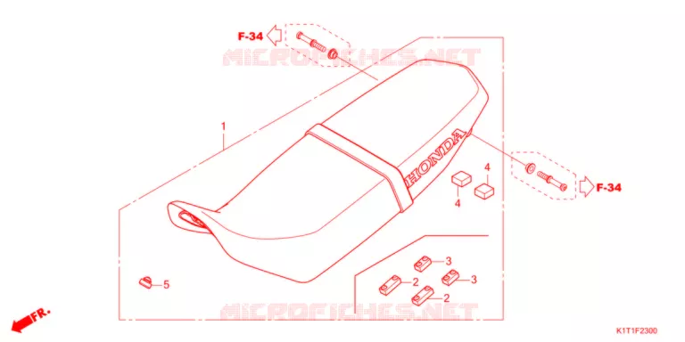 SELLE Honda MOTO 250 CRF 2021  CRF250LRDM