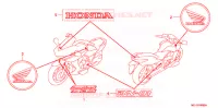 AUTOCOLLANTS pour Honda 700 DN01 de 2009