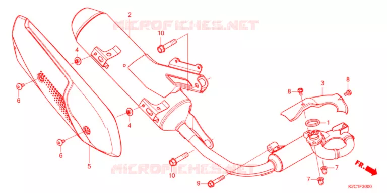 SILENCIEUX D'ECHAPPEMENT Honda SCOOTER 110 DIO 2021  NSC110M