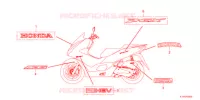 AUTOCOLLANTS pour Honda PCX 125 HYBRID e:HEV de 2021