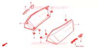 COUVERCLES LATERAUX pour Honda GL 1500 GOLD WING SE de 1990