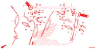 LEVIER DE GUIDON   CABLE pour Honda CRF 100 de 2012