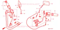 COMMODO   LEVIER   CABLE pour Honda VALKYRIE 1500 F6C de 2003