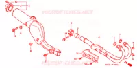 SILENCIEUX D'ECHAPPEMENT pour Honda XR 250 DIRT BIKE de 2006