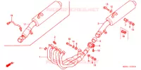 SILENCIEUX D'ECHAPPEMENT pour Honda CBR 600 F4 de 2003