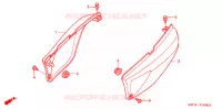 COUVERCLES LATERAUX pour Honda 125 VARADERO de 2008