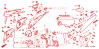 COUVERCLES LATERAUX pour Honda RUNE 1800 VALKYRIE DA de 2005