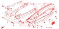 BRAS OSCILLANT pour Honda CD 125 BENLY de 1990