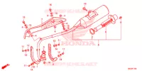 SILENCIEUX D'ECHAPPEMENT pour Honda CRF 50 de 2020