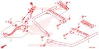 PEDALE   REPOSE PIED pour Honda FOURTRAX 520 FOREMAN RUBICON 4X4 AT DCT EPS de 2020
