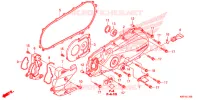 COUVERCLE GAUCHE pour Honda BEAT 110 PGMFI CBS, ISS de 2019