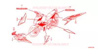 MARQUE/RAYURE (AFP110CSD) pour Honda DASH 110 CASTED WHEELS de 2013