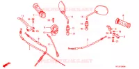 LEVIER DE GUIDON   CABLE pour Honda WAVE 100 de 2010