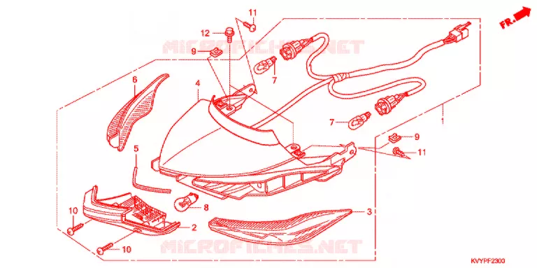 FEUX  Honda SCOOTER 110 BEAT 2014  ACC110CSC
