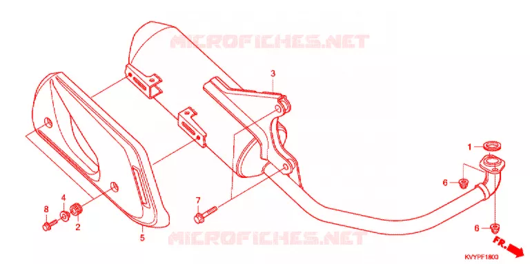 SILENCIEUX D'ECHAPPEMENT Honda SCOOTER 110 BEAT 2010  ANC110CSP9