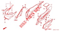 HOUSSE DE CARROSSERIE (ANF1256,7,8/AFS125A,B) pour Honda WAVE 125  PGMFi  Electric start de 2011