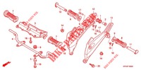 REPOSE PIED pour Honda WAVE 125  PGMFi  Electric start de 2011