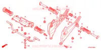 REPOSE PIED pour Honda WAVE 125  PGMFi,  Electric start de 2008