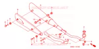 SILENCIEUX D'ECHAPPEMENT pour Honda WAVE 125  PGMFi,  Electric start de 2008