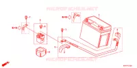 BATTERIE pour Honda CBR 150 R de 2014