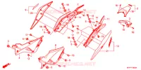 COUVERCLES LATERAUX pour Honda CBR 150 R de 2014