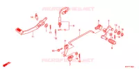 PEDALE pour Honda CBR 150 R de 2014