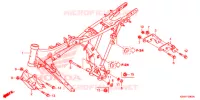 CADRE pour Honda TMX 125 ALPHA de 2017