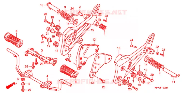MARCHE (1) Honda MOTO 110 XRM 2003  CFT110M4