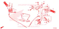 COMMODO   LEVIER   CABLE pour Honda XRM 125 REAR BRAKE DRUM de 2014
