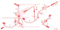 PEDALE   KICK pour Honda XRM 125 DUAL SPORT de 2020