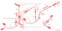 PEDALE   KICK pour Honda XRM 125 DUAL SPORT de 2021