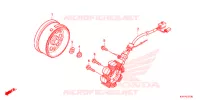 ALTERNATEUR pour Honda CB 125 KICK START AND ELECTRIC START de 2013