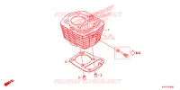 CYLINDRE pour Honda CB 125 KICK START AND ELECTRIC START de 2013