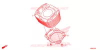 CYLINDRE pour Honda CRF 250 F de 2020