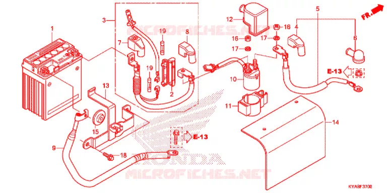 BATTERIE Honda MOTO 150 TMX 2014  GL150D