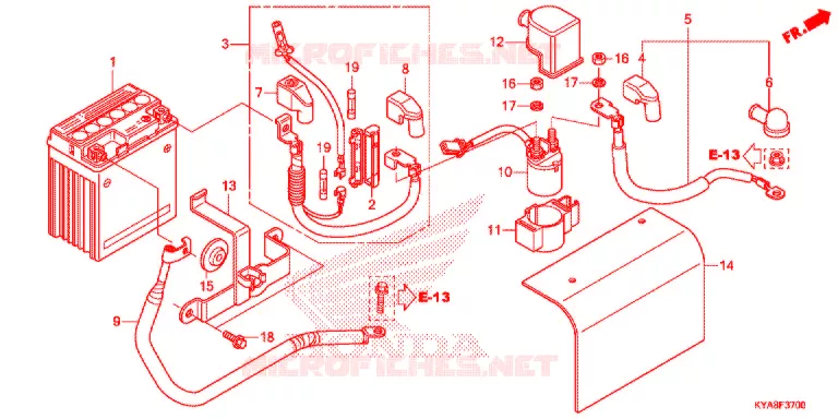 BATTERIE Honda MOTO 150 TMX 2021  GL150J