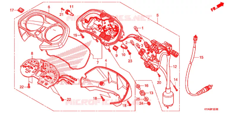 COMPTEUR Honda MOTO 150 TMX 2021  GL150J