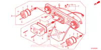 FEUX ARRIERE pour Honda 50 GYRO X POST OFFICE de 2019