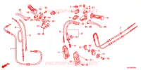 LEVIER DE GUIDON   CABLE   COMMODO pour Honda 50 GYRO X POST OFFICE de 2019