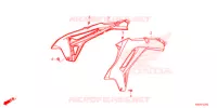 BOUCLIER DE RADIATEUR (CRF250R) pour Honda CRF 250 R de 2022