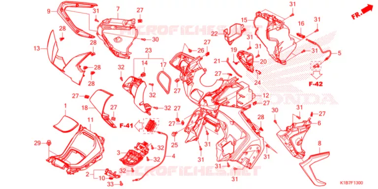 PROTEGE JAMBES Honda SCOOTER 250 FORZA 2021  NSS250AM