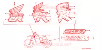 AUTOCOLLANTS pour Honda CR 125 R de 1991