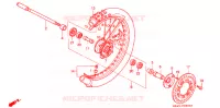 ROUE AVANT pour Honda CR 125 R de 1991